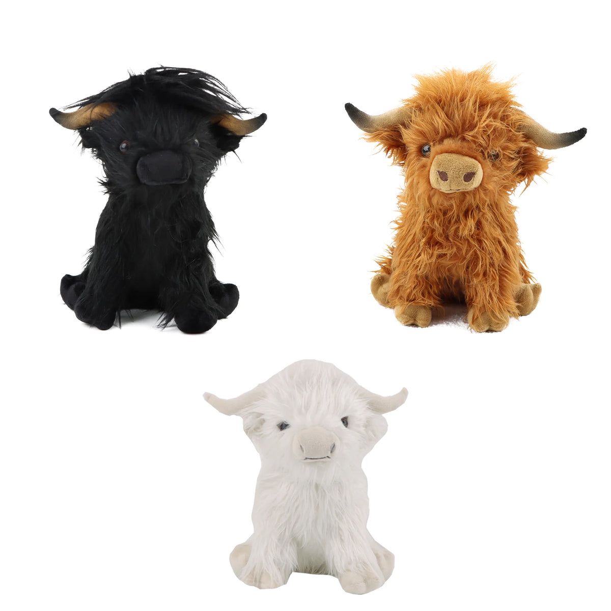 Coorie™ Highland Cow Comfort Plush — Weighted & Warmable