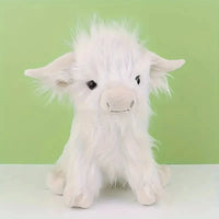 Coorie™ Highland Cow Comfort Plush — Weighted & Warmable