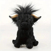 Coorie™ Highland Cow Comfort Plush — Weighted & Warmable